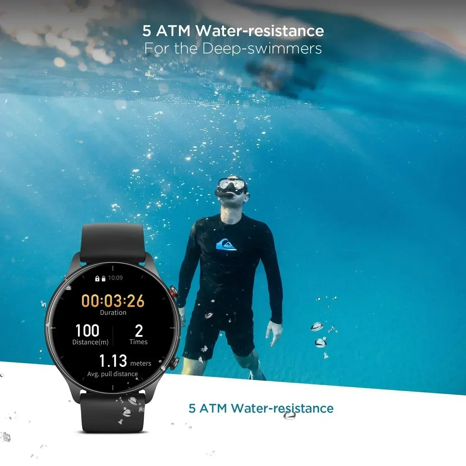 Amazfit GTR 2e Smart Watch (Black) - Image 4