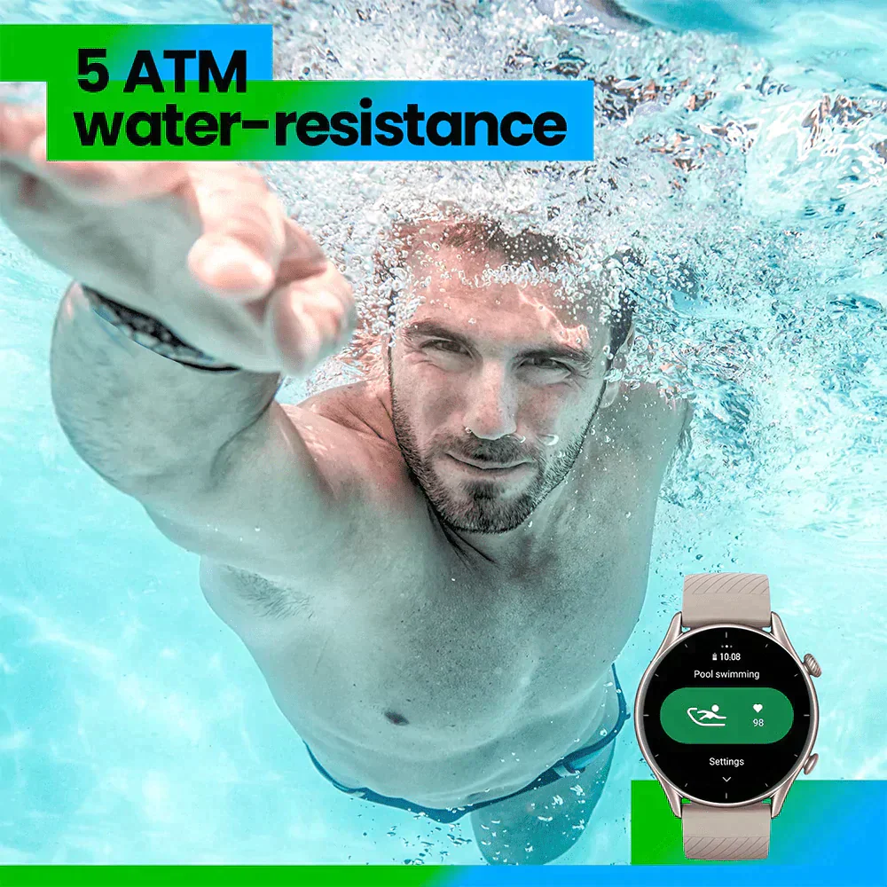 Amazfit GTR 3 Smart Watch (Black) - Image 4