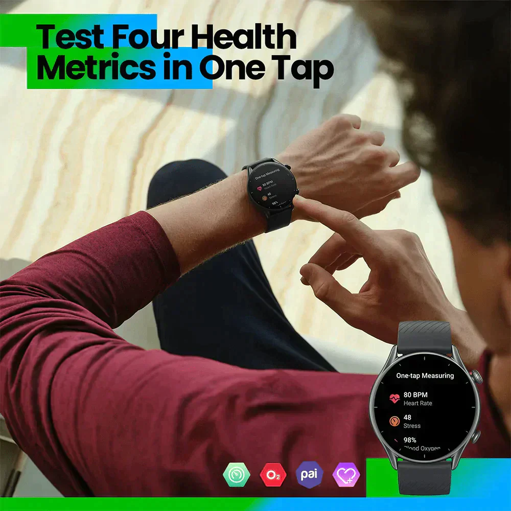 Amazfit GTR 3 Smart Watch (Black) - Image 5