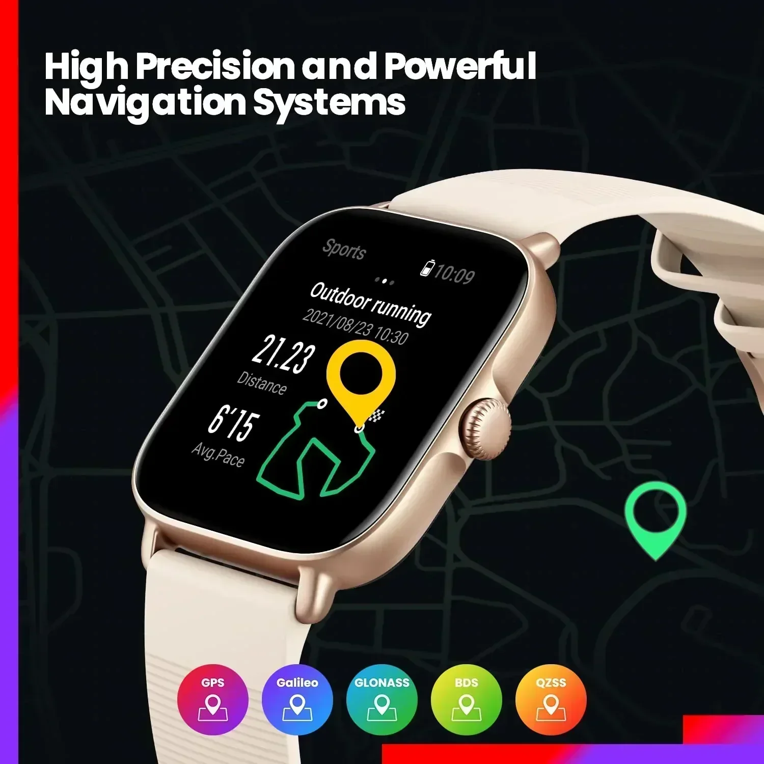 Amazfit GTS 3 Smart Watch (black) - Image 3