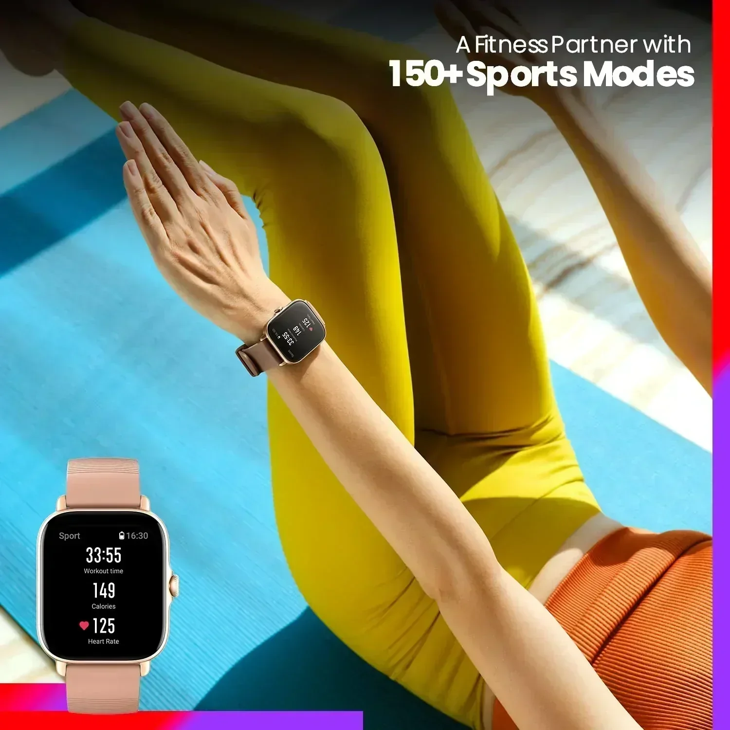 Amazfit GTS 3 Smart Watch (black) - Image 4