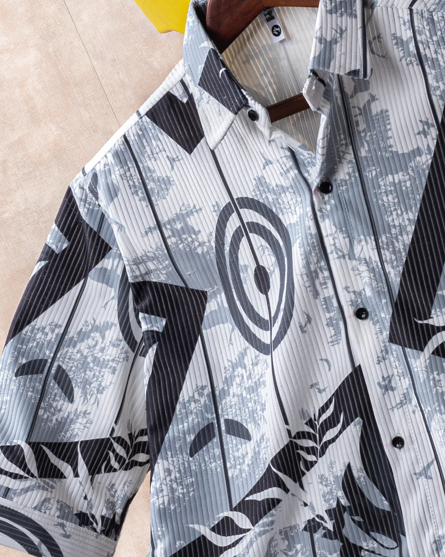 AMAZING MULTI COLOUR GEOMATRIC PRINT SHIRT - Image 4