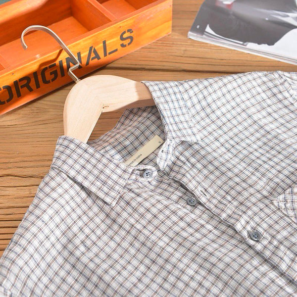 Brown Checks Casual Shirt For Men - Image 2