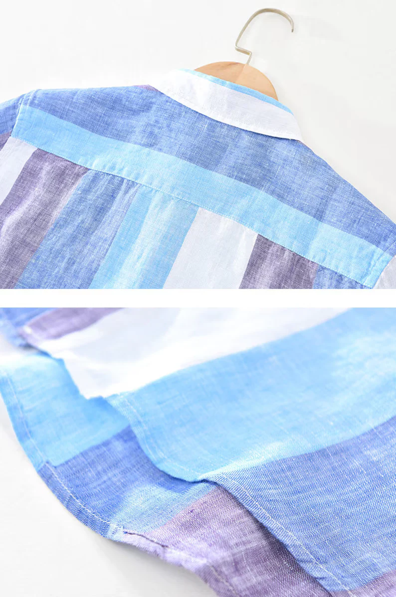 Combo Of 2 Full Sleeve Pure Cotton Stitched Shirt For Men - Image 7