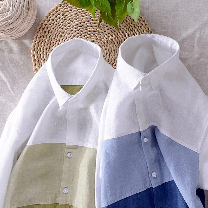 Combo Of 2 Full Sleeve Pure Cotton Stitched Shirt For Men - Image 2