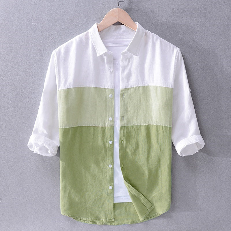 Combo Of 2 Full Sleeve Pure Cotton Stitched Shirt For Men - Image 5