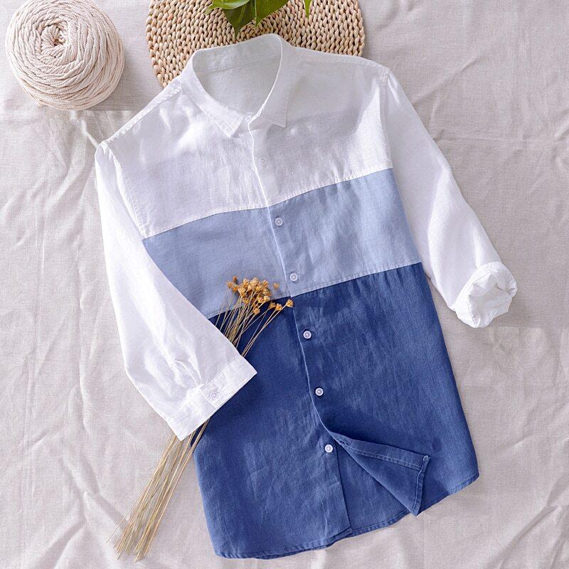 Combo Of 2 Full Sleeve Pure Cotton Stitched Shirt For Men - Image 8