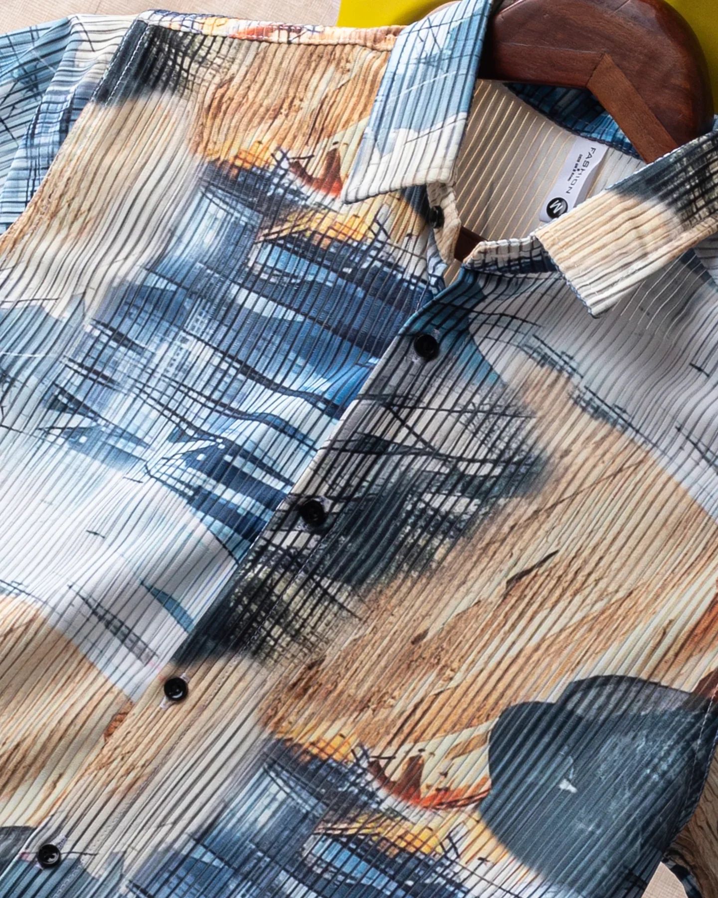 DAZZLING MULTI COLOR TIE AND DYE PRINT SHIRT - Image 4