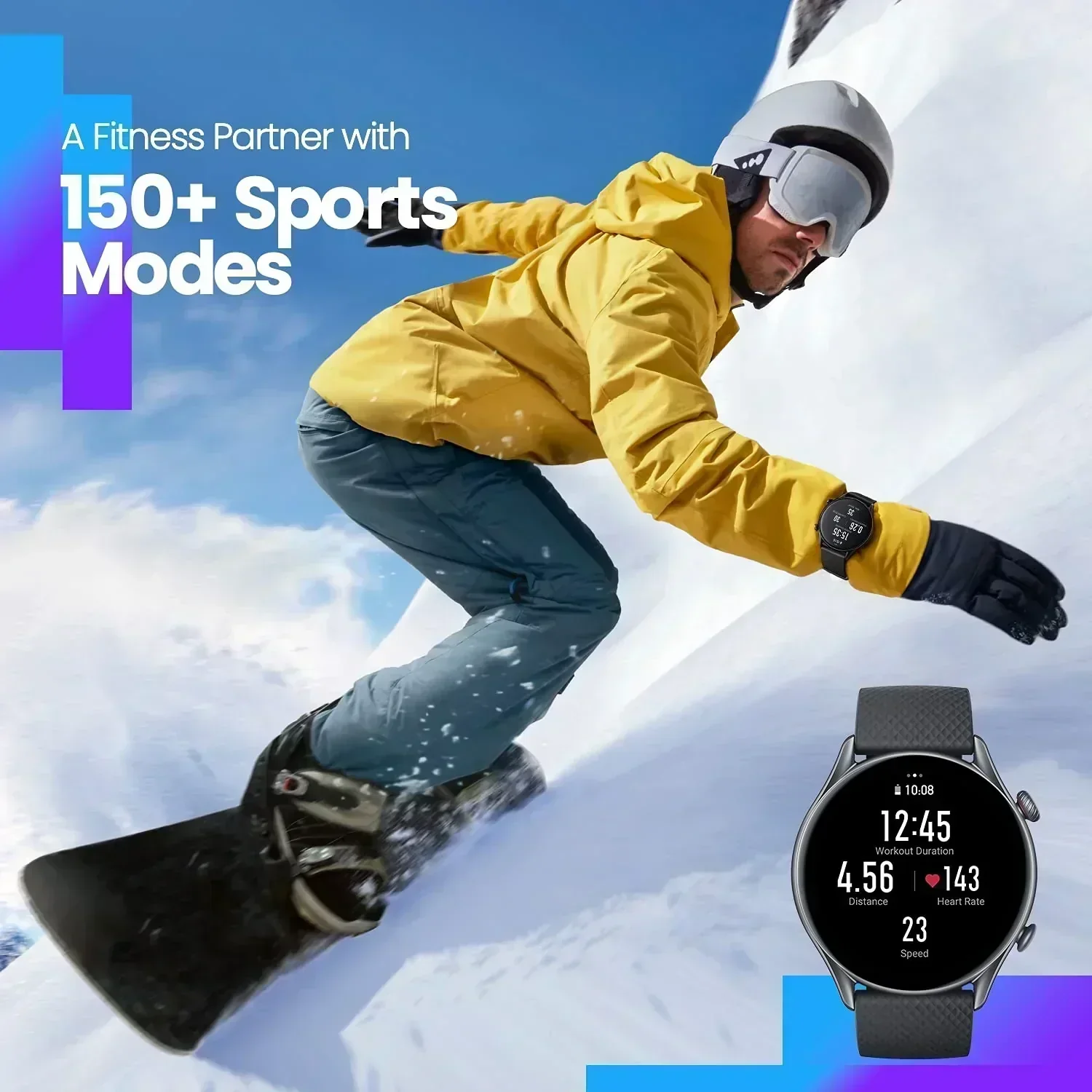 For Couple- Amazfit GTR 3 Pro Smart Watch-Combo - Image 11