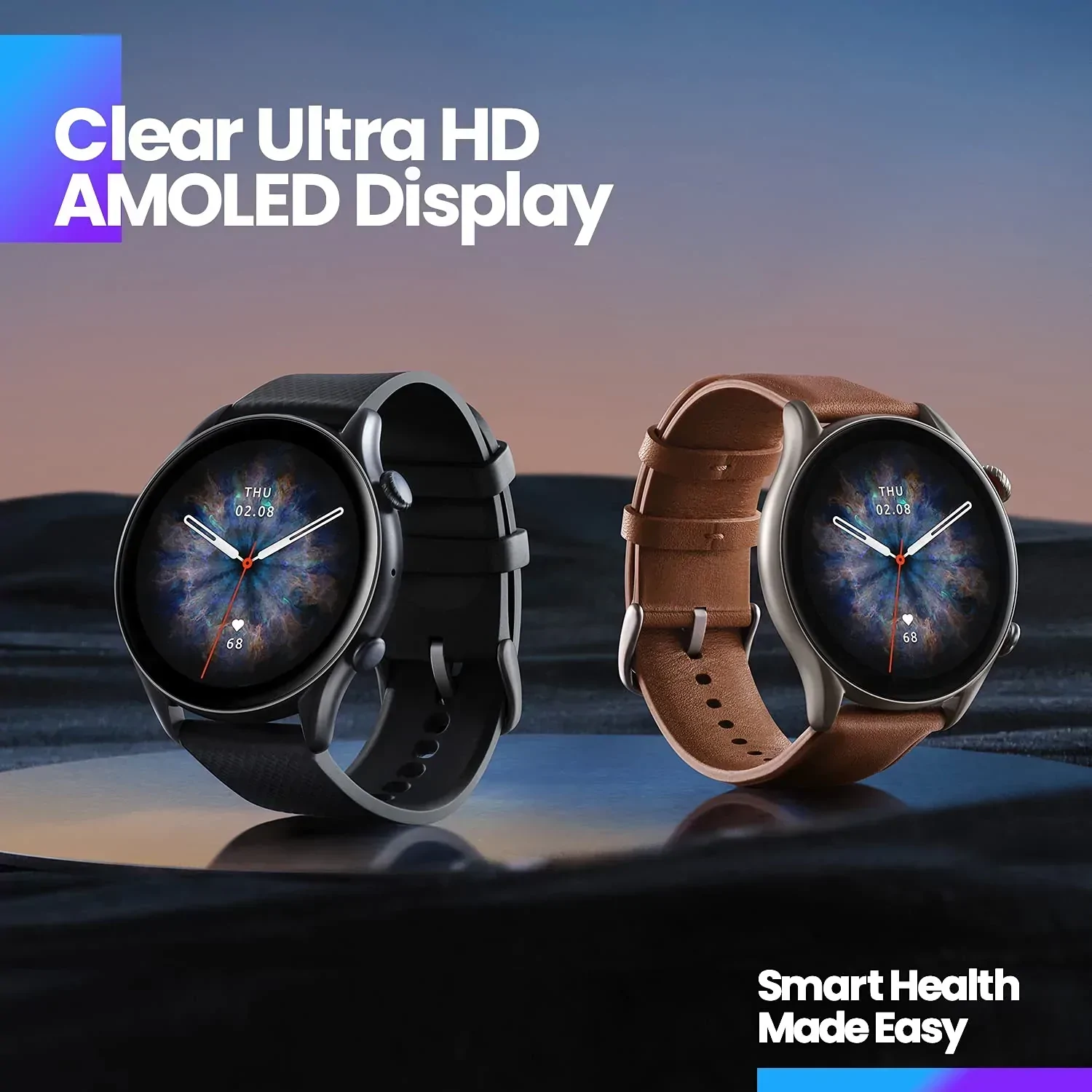 For Couple- Amazfit GTR 3 Pro Smart Watch-Combo - Image 6