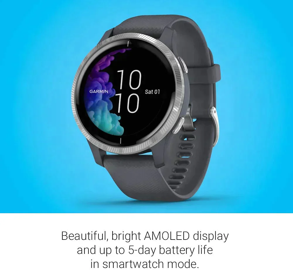 Garmin Venu, Stainless Steel GPS Smartwatch - Image 3