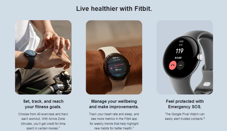 Google Pixel Smart Watch -Fitbit - Image 12