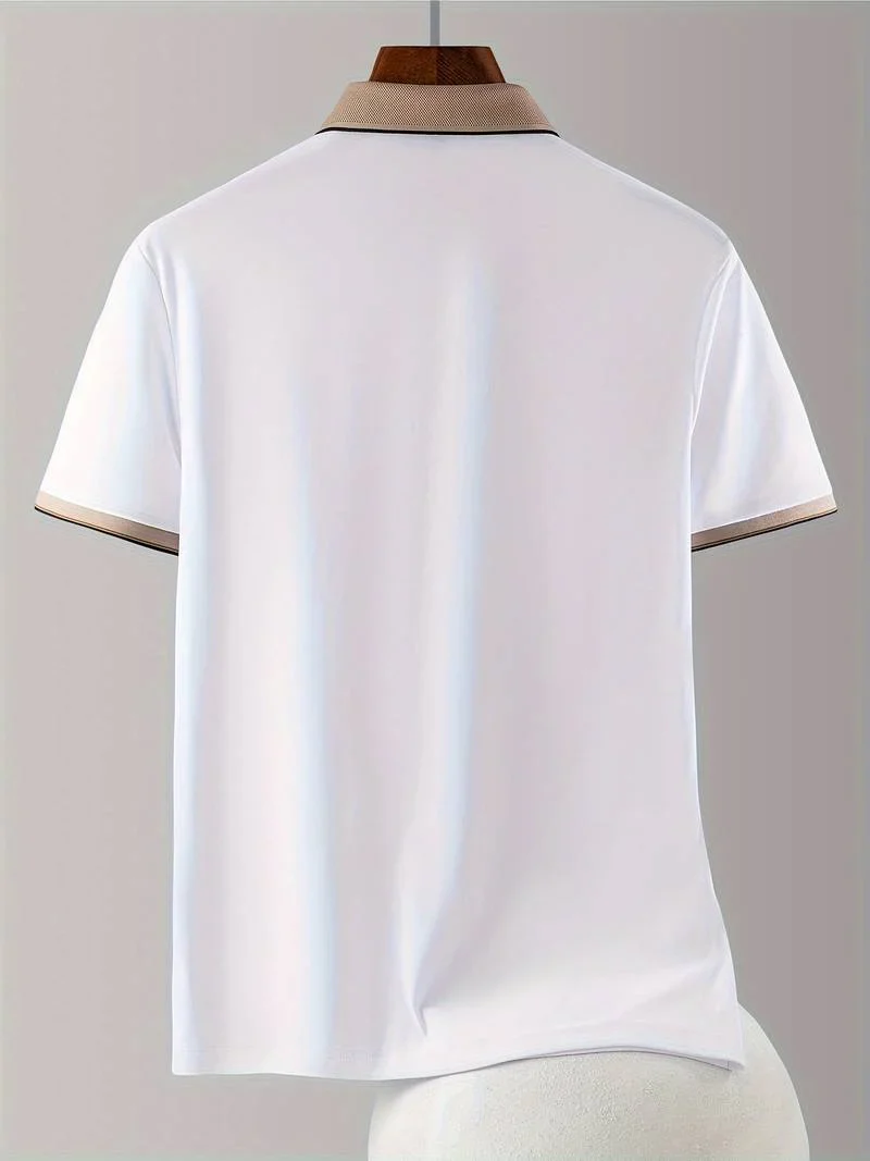 HIGH QUALITY PUFF PRINTING MEN'S POLO T SHIRT - Image 3