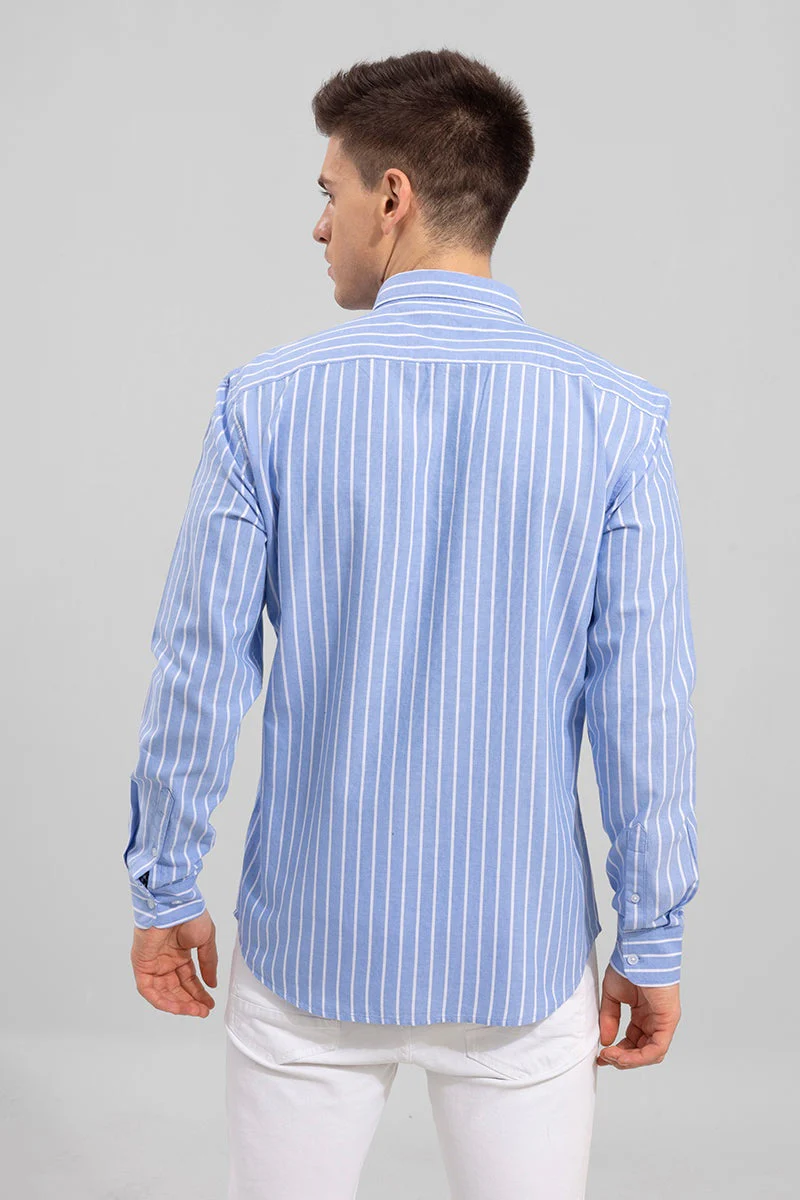 Light Blue Lining Shirt for Men - Image 2