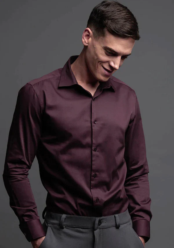 Maroon Super Soft Premium Shirt - Image 2