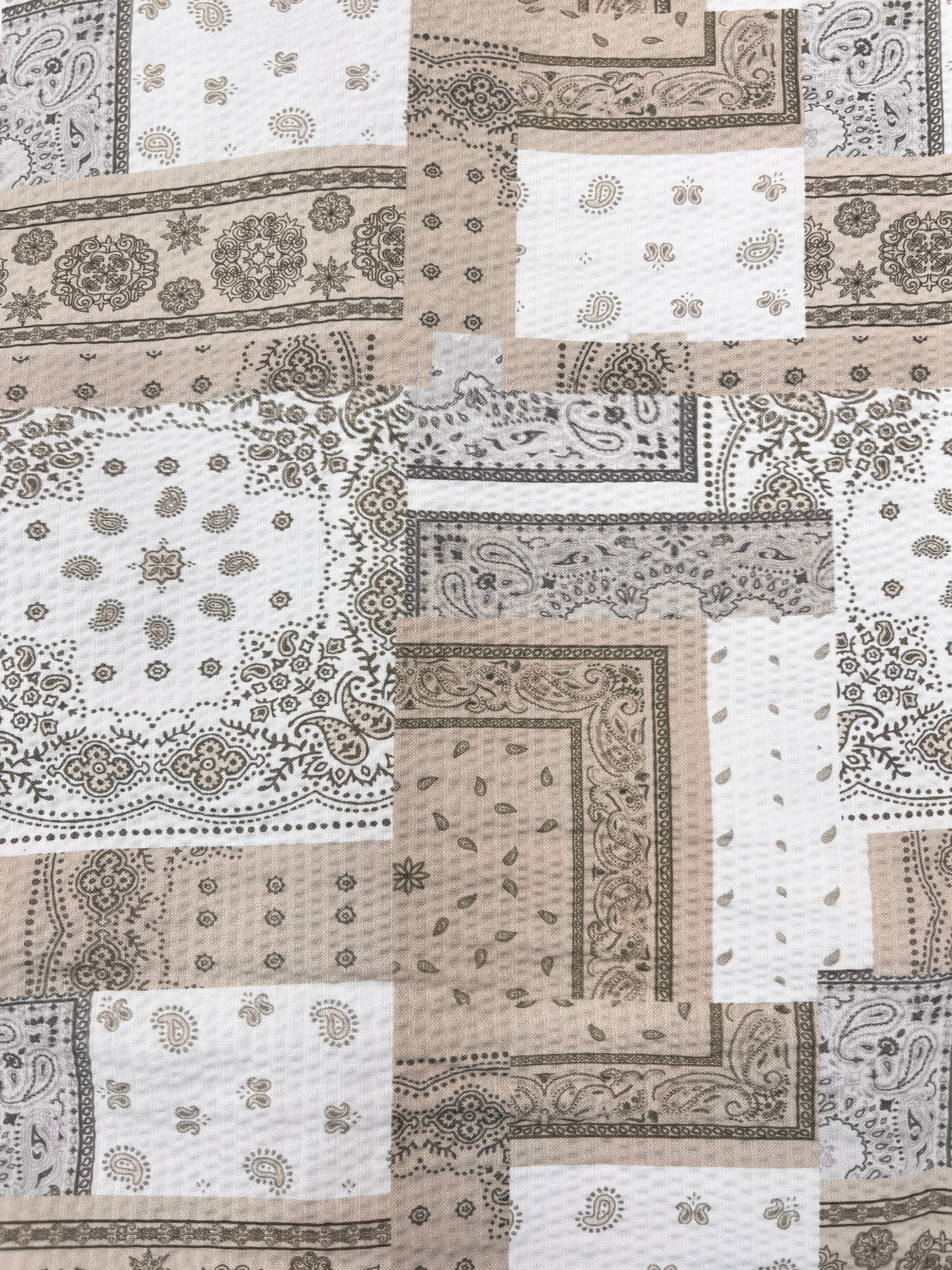 MEN'S EXCLUSIVE  POPCORN FABRIC SHIRT - Image 3