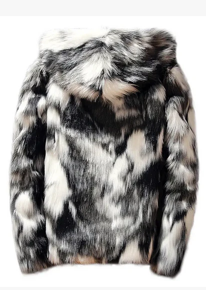 Mens Button Up Casual Detachable Hooded Jacket - Image 2