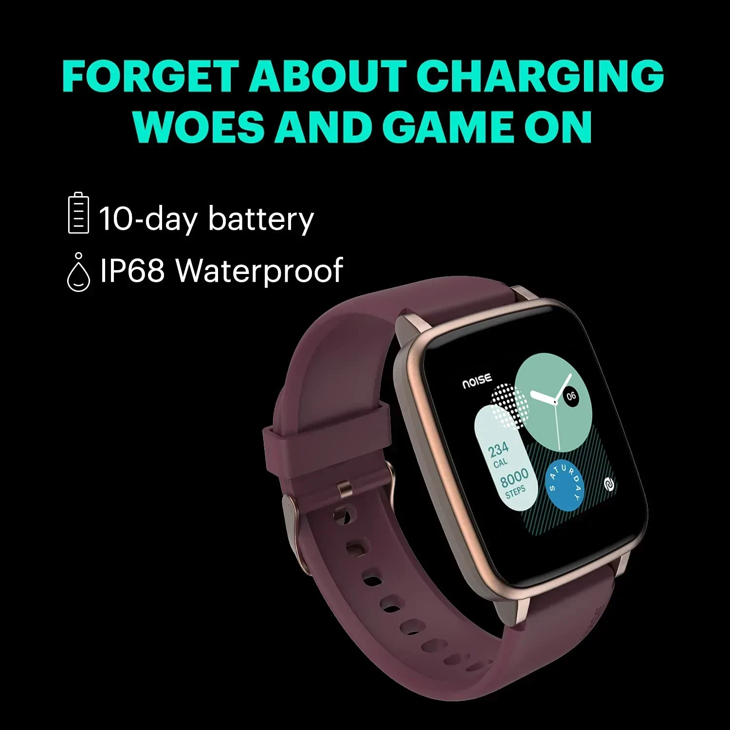 Noise Pulse Smartwatch (Blue) - Image 2
