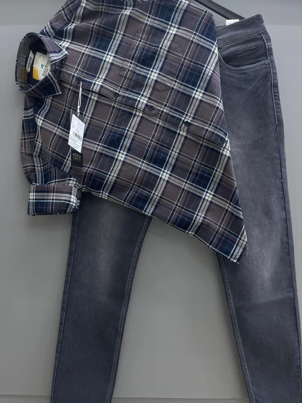 Oxford Shirt With Denim Jeans
