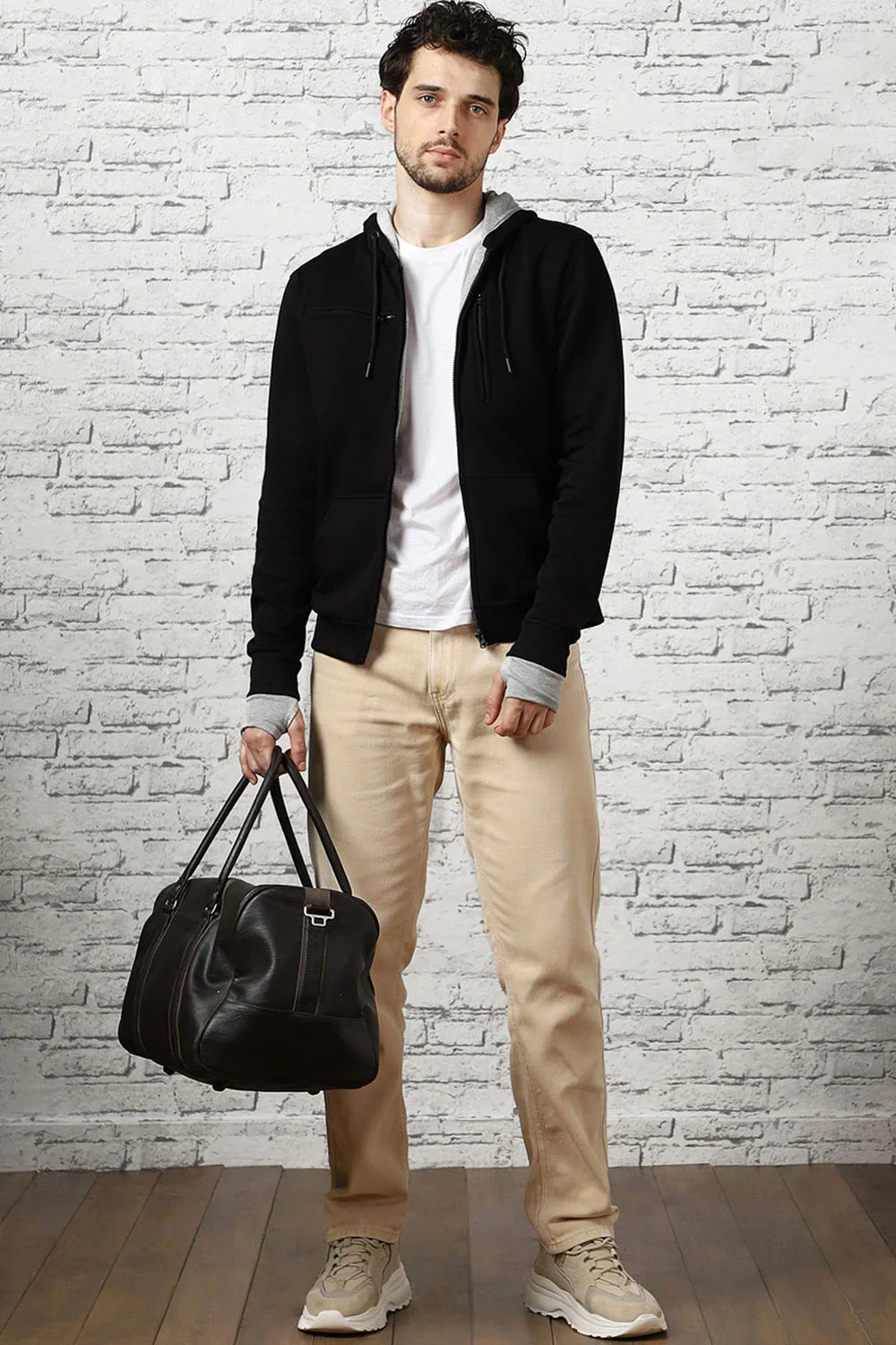 Wanderer - Travel Hoodie [Black] - Image 11